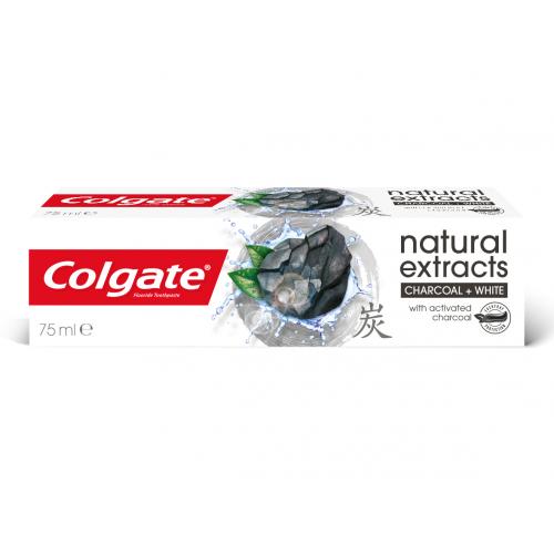 Colgate, Natural Extracts, Pasta do zębów `Charcoal + white`