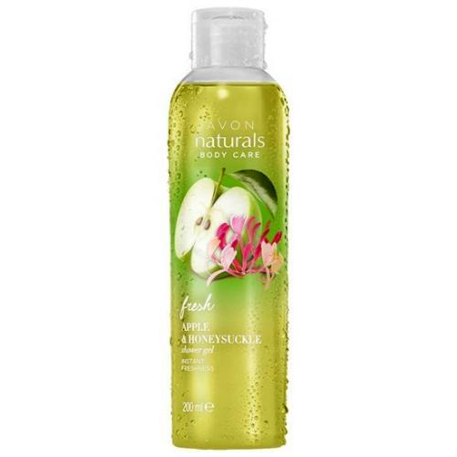Avon, Naturals, Apple & Honeysuckle, Shower Gel (Żel pod prysznic `Jabłko i kwiat wiciokrzewu`)