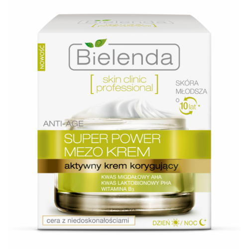 Bielenda, Skin Clinic Professional, Super Power Mezo Krem (Aktywny krem korygujący)