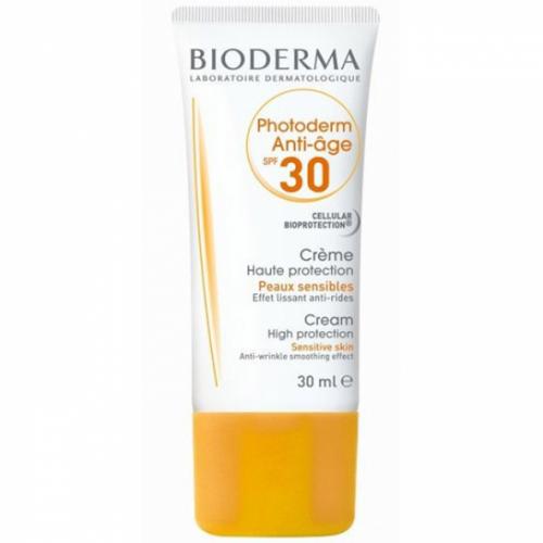 Bioderma, Photoderm Anti - Age SPF 30 / 30 UVA (Krem opóźniający starzenie się skóry SPF30 - wysoka ochrona)