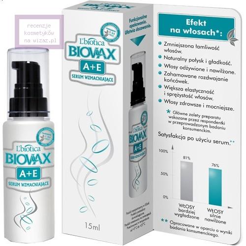 L'biotica, Biovax A+E, Serum wzmacniające (stara wersja)