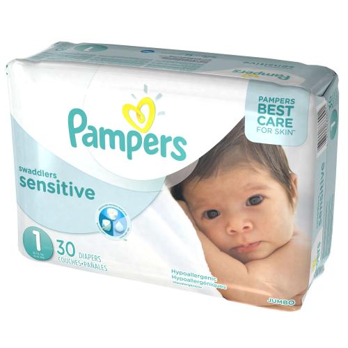 Pampers, Sensitive, Chusteczki pielęgnacyjne dla niemowląt