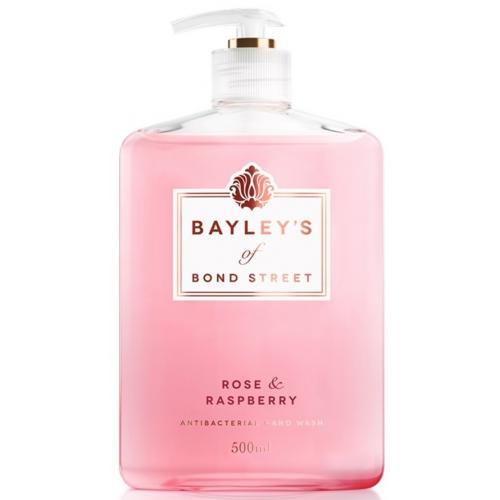 Bayley`s of Bond Street, Rose & Raspberry Antibacterial Hand Wash (Antybakteryjne mydło do rąk w płynie `Róża i malina`)