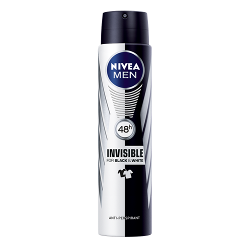 Nivea, Men, Invisible Power for Black and White, Antyperspirant w sprayu