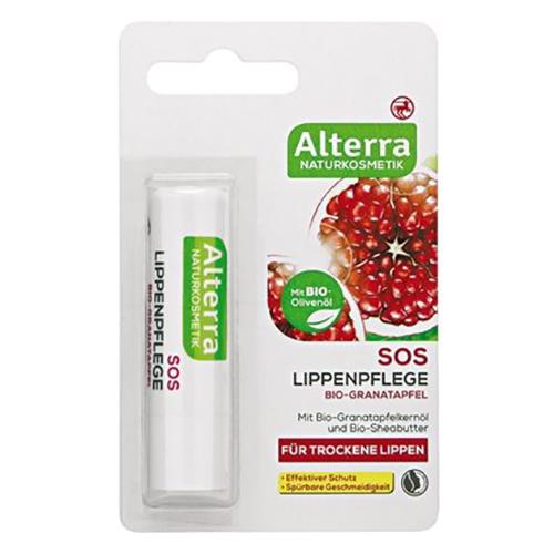 Alterra, SOS Lippenpflege Granatapfel (Balsam do ust z olejem z nasion granatu)