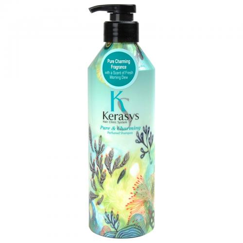 Kerasys, Pure & Charming, Perfumed Shampoo (Perfumowany szampon do włosów suchych i zniszczonych)