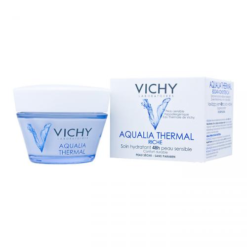 Vichy, Aqualia Thermal Riche (Nawilżający krem kojący i wzmacniający skórę o bogatej konsystencji)