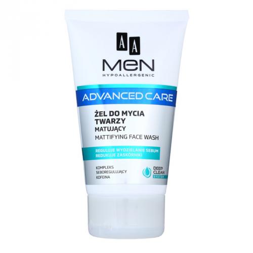 AA, Men, Advanced Care, Żel do mycia twarzy matujący