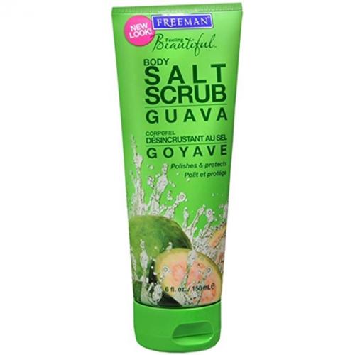 Freeman, Feeling Beautiful, Salt Body Scrub Guava (Odżywczy scrub pod prysznic z kryształkami soli i ekstraktem z guawy)