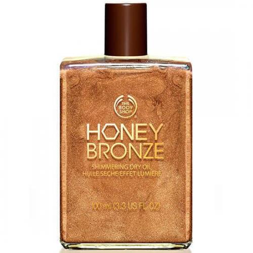The Body Shop, Honey Bronze, Shimmering Dry Oil (Rozświetlająco-brązujący suchy olejek do ciała)