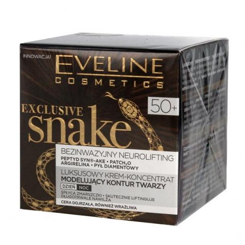 Eveline Cosmetics, Exclusive Snake, Krem - koncentrat modelujący kontur twarzy na dzień i noc 50+