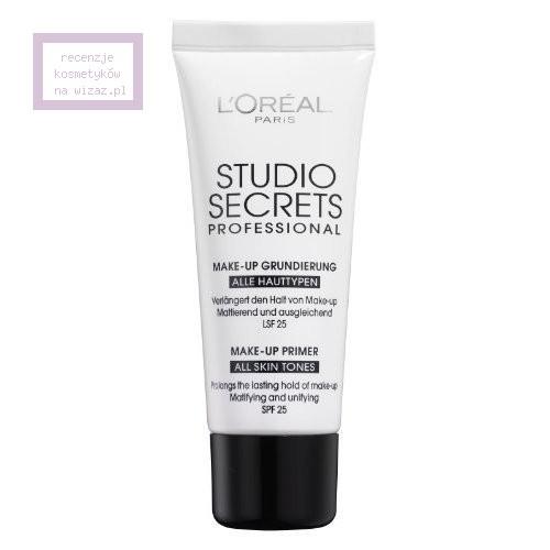 L`Oreal Paris, Studio Secrets Professional, Make-Up Primer (Baza matująca i  wyrównująca koloryt) - cena, opinie, recenzja | KWC