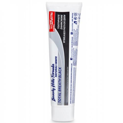 Beverly Hills Formula, Natural + White, Total Breath Black Toothpaste (Pasta do zębów wybielająca z aktywnym węglem)