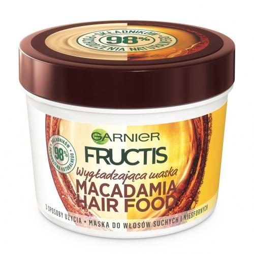 Garnier, Fructis, Macadamia Hair Food (Wygładzająca maska do włosów suchych i niesfornych)