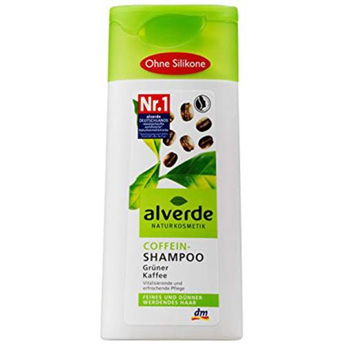 Alverde, Coffein-Shampoo Grüner Kaffee (Szampon do włosów cienkich i osłabionych z wyciągiem z zielonej kawy i kofeiną)