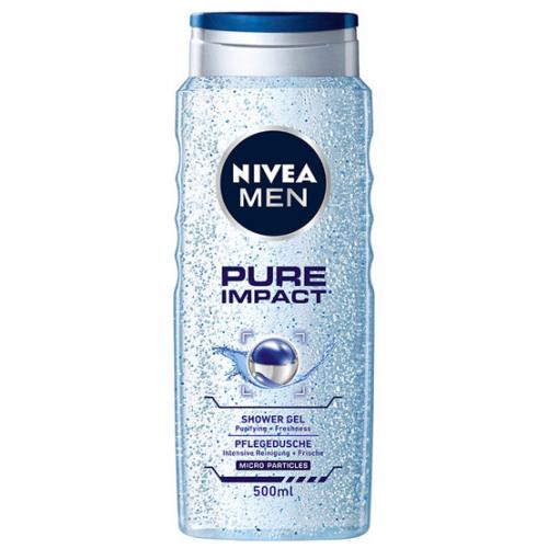 Nivea, Men, Pure Impact, Żel pod prysznic do ciała, twarzy i włosów