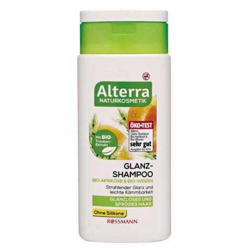 Alterra, Glanz Shampoo Aprikose & Weizen (Szampon do włosów matowych i zniszczonych `Morela i pszenica`)