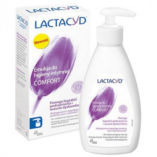 Lactacyd, Comfort, Emulsja do higieny intymnej  łagodząca podrażnienia
