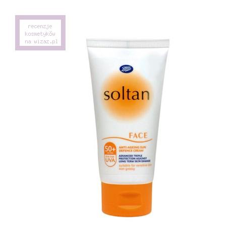 Boots, Soltan, Face Anti-ageing Sun Defence Cream SPF 50+ / *****UVA