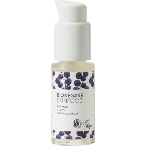 Bio Vegane Skinfood, Bio Acai Serum für Mischhaut (Serum z jagodami acai do cery mieszanej)