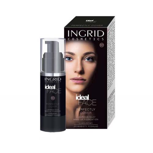 Ingrid Cosmetics, Ideal Face, Long-lasting Make-up Foundation (Luksusowy jedwabisty fluid z pompką [Podkład długotrwały])