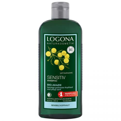 Logona, Sensitiv Shampoo Bio - Akazie (Szampon dla wrażliwej i suchej skóry głowy)