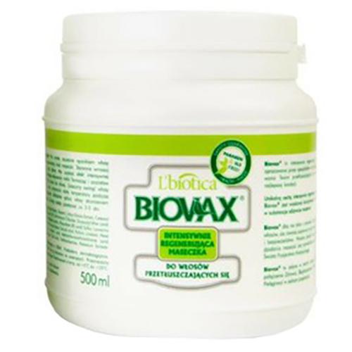 L'biotica, Biovax, Intensywnie regenerująca maseczka do włosów przetłuszczających się