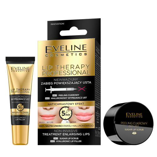 Eveline Cosmetics, Lip Therapy Professional, Nieinwazyjny zabieg powiększający usta