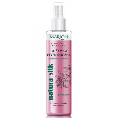 Marion, Natura Silk, Błyskawiczna odżywka rozświetlająca włosy