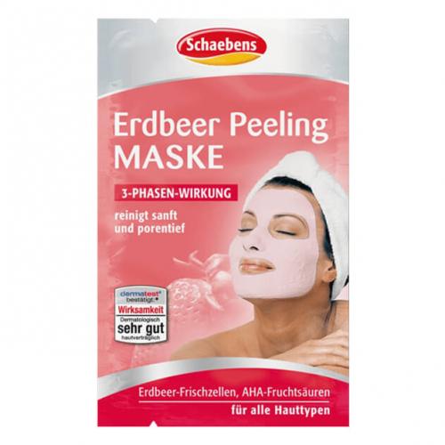 Schaebens, Erdbeer Peeling Gesichtsmaske (Maseczka peeling truskawkowy)