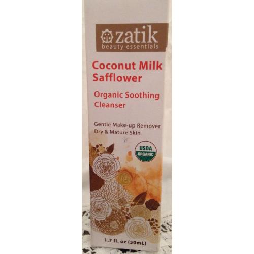 Zatik Beauty Essentials, Coconut Milk Safflower, Organic Cleanser (Kokosowe mleczko do demakijażu)