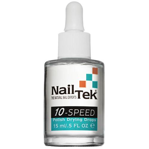 Nail Tek, 10-Speed, Polish Drying Drops (Wysuszacz do lakierów z zakraplaczem)