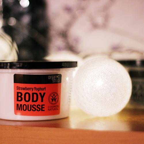 Organic Shop, Strawberry & Milk, Body Mousse