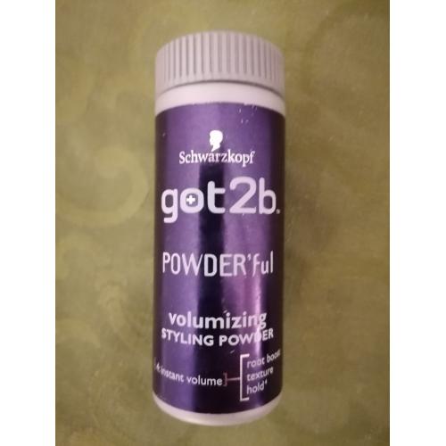 Schwarzkopf Got2b Powder'ful, Volumizing Styling Powder (Puder unoszący włosy u nasady) - opinie | zdjęcie do recenzji od Kafe81