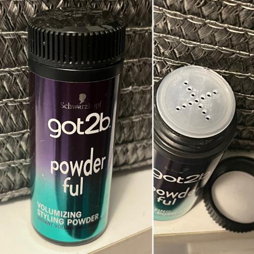 Schwarzkopf Got2b Powder'ful, Volumizing Styling Powder (Puder unoszący włosy u nasady) - opinie | zdjęcie do recenzji od Ramona_R