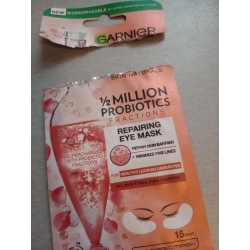 Garnier Skin Naturals 1/2 Million Probiotics Repairing Eye Mask