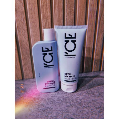 Ice Professional, Refill My Hair, Shampoo for Dry and Damaged Hair  (Profesjonalny szampon do włosów suchych i zniszczonych) - cena, opinie,  recenzja