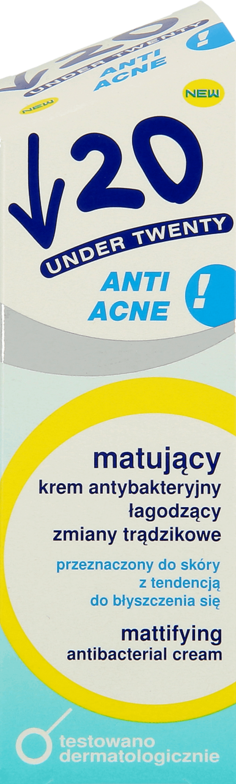 Under Twenty Prebiotyczny krem matujący 50 ml