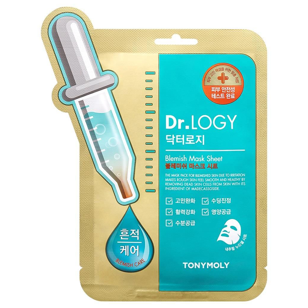 Tony moly dr logy маска тканевая