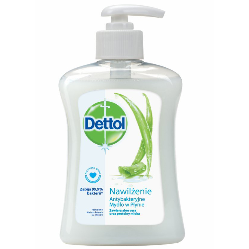 Breaking news flask Mold Dettol, Antybakteryjne mydło w pompce `Nawilżenie` - cena, opinie, recenzja  | KWC