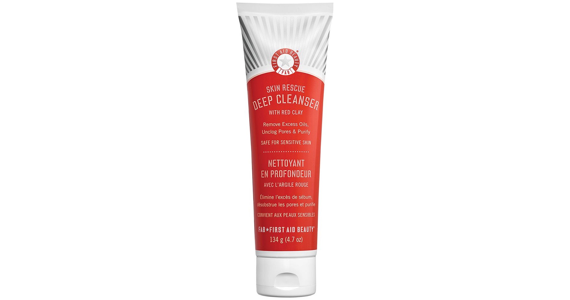 First Aid Beauty, Skin Rescue Deep Cleanser with Red Clay (Preparat