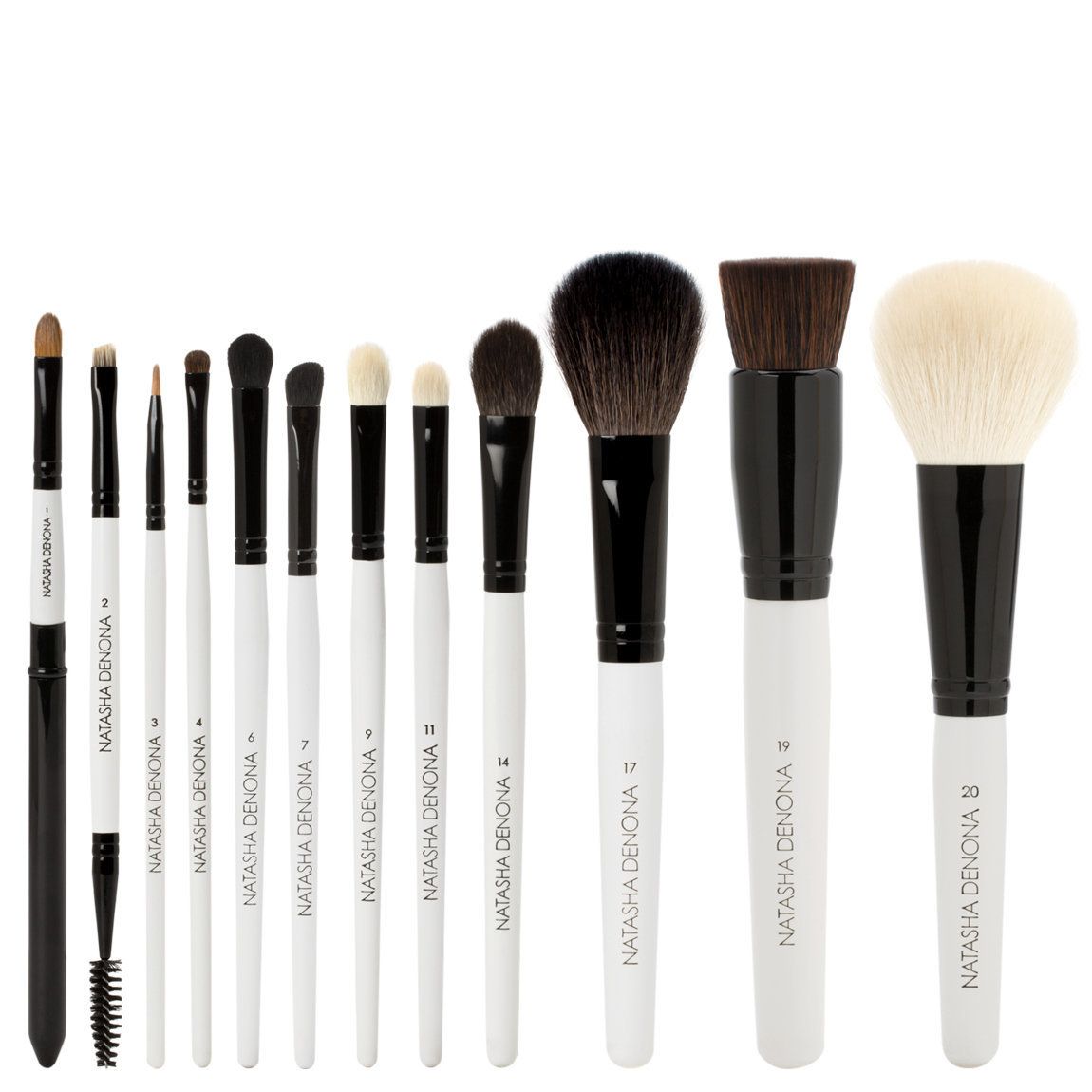 Natasha Denona, Brush Set Basic (Zestaw 12 pędzli) - cena, opinie ...