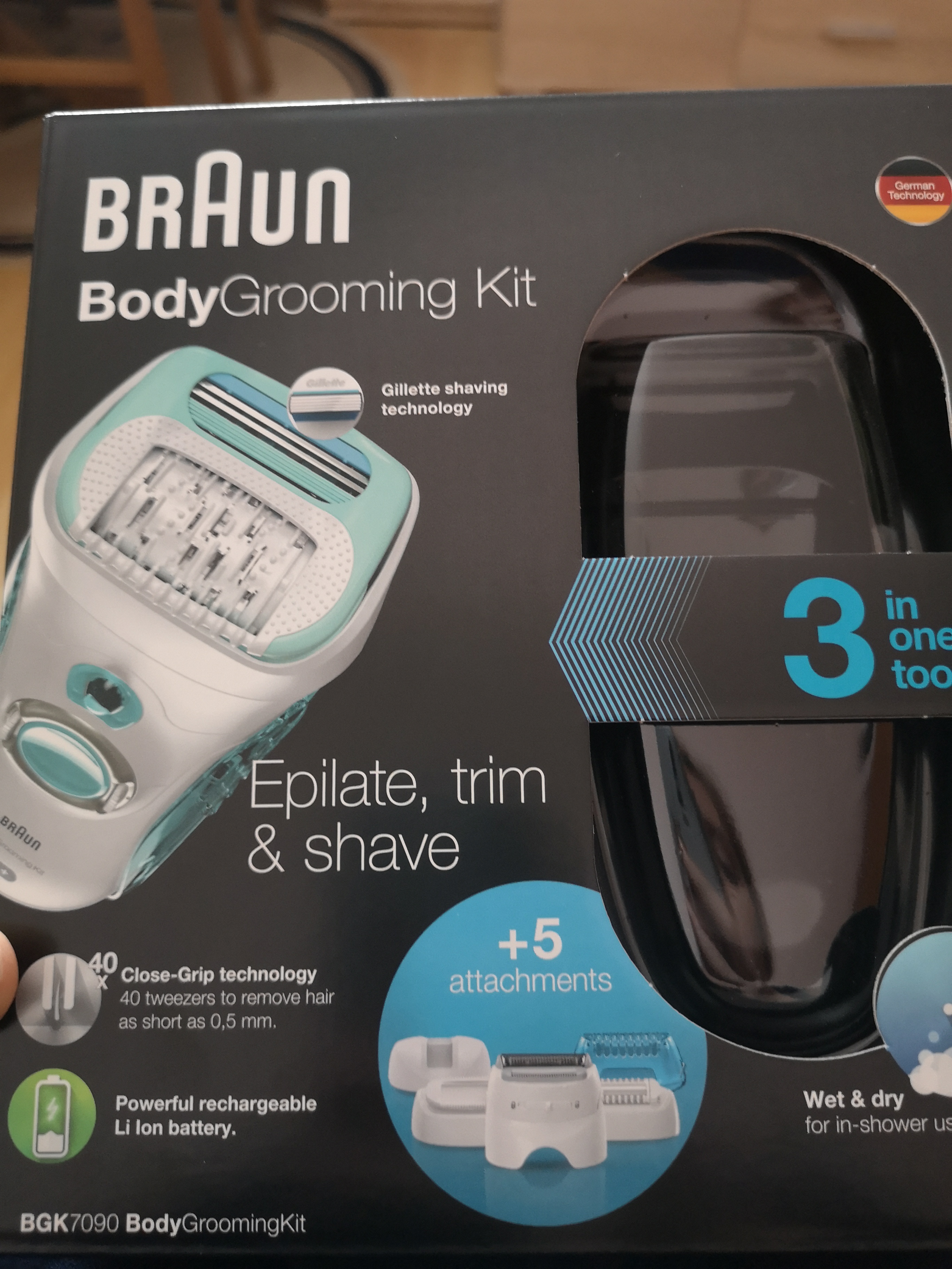braun body grooming kit bgk 7090