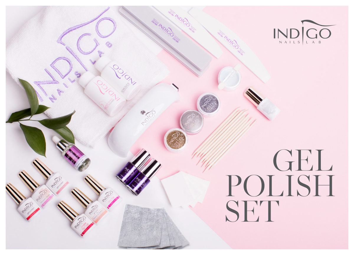 Indigo Nails Lab, Gel Polish Set (Zestaw do manicure hybrydowego