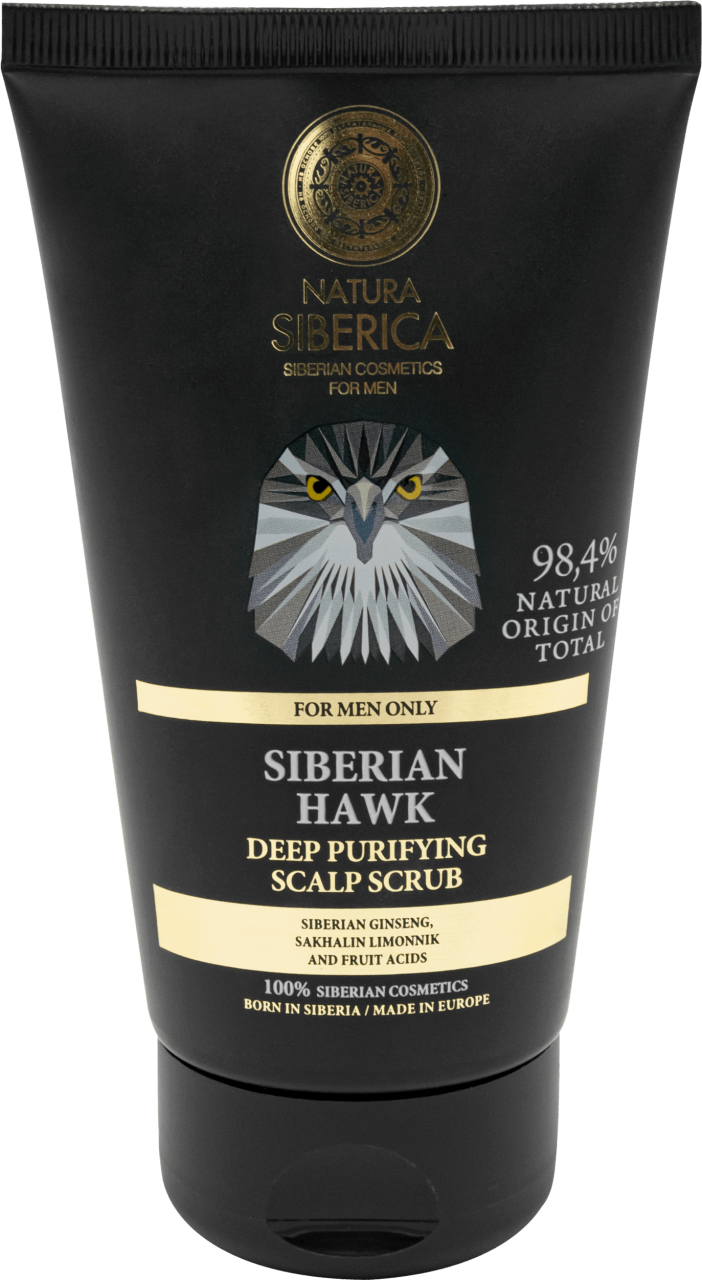 Natura Siberica, Men, Deep Purifying Scalp Scrub Siberian Hawk (Peeling do  skóry głowy) - cena, opinie, recenzja | KWC