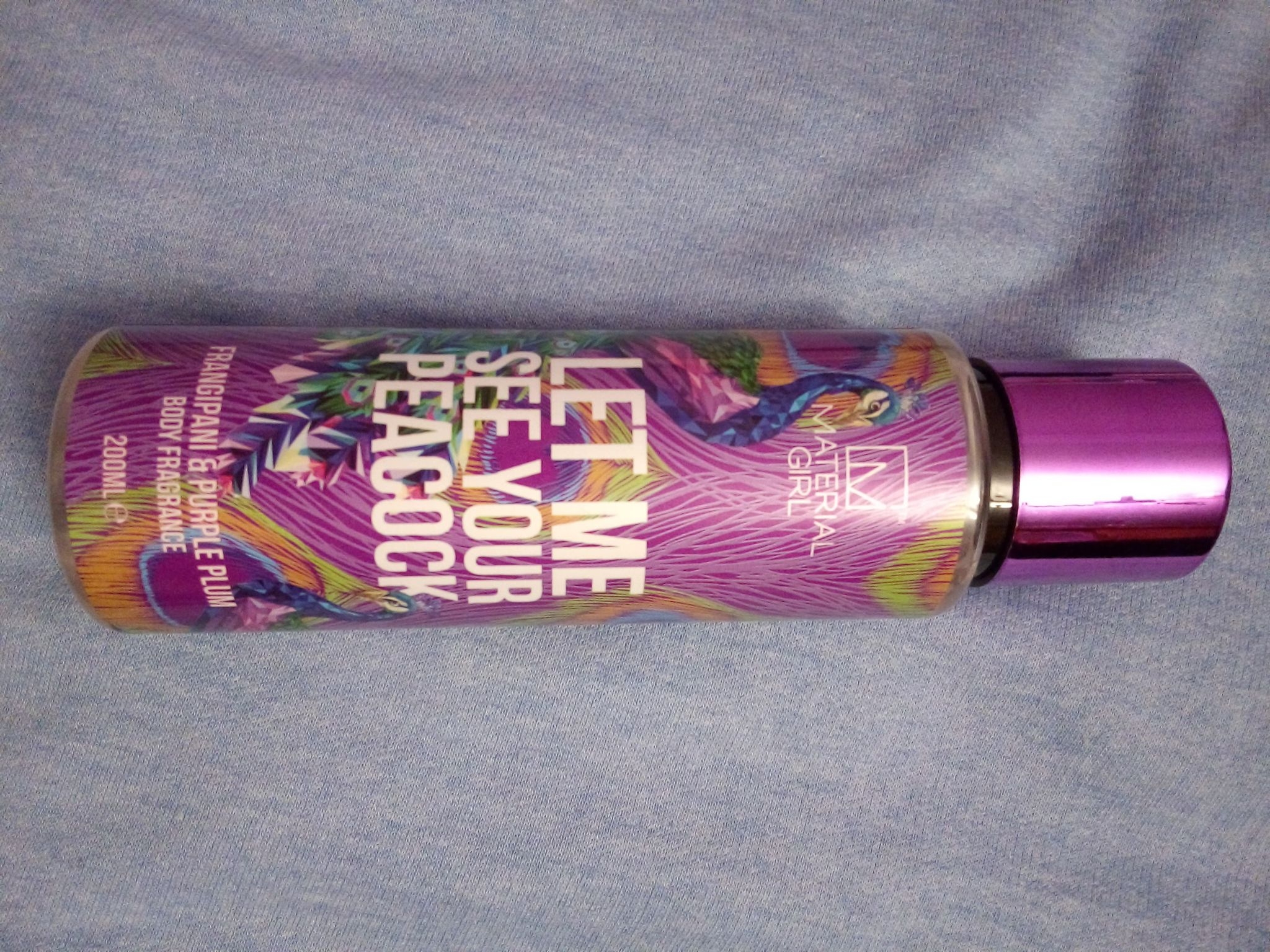 Material girl let me see your peacock body fragrance mgie ka do cia a