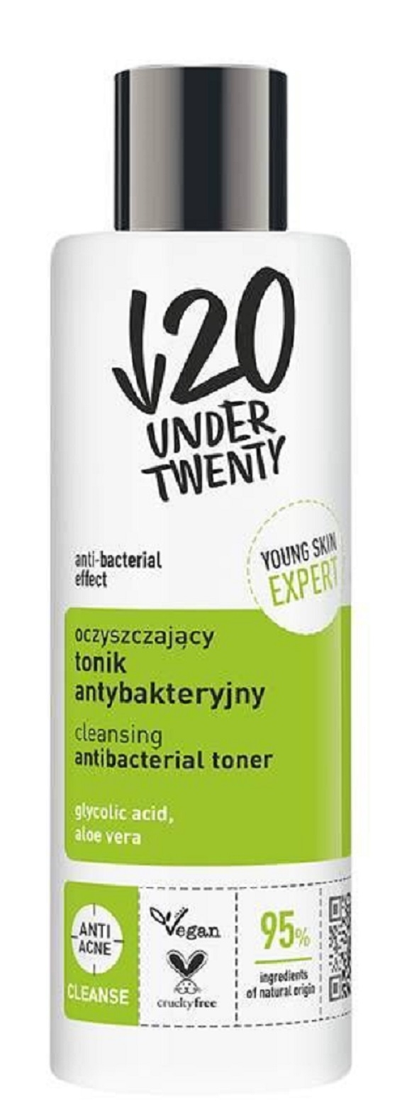 Under Twenty Oczyszczający tonik antybakteryjny 200 ml