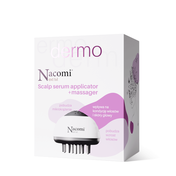 Nacomi Next Lvl Head Skin Serum Applicator + Massager - Scalp Massager