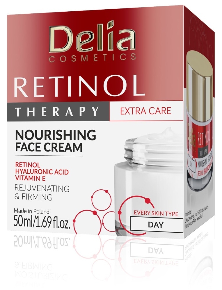 Delia, Retinol Therapy, Extra Care Nourishing Face Cream Day (Odżywczy