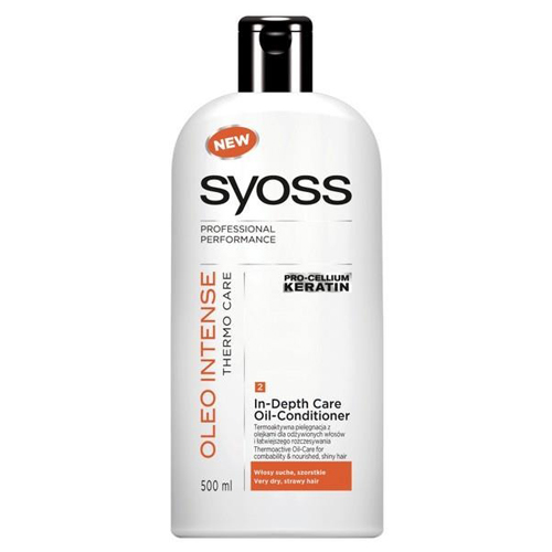 Syoss бальзам oleo intense thermo care для сухих и ломких волос 500 мл